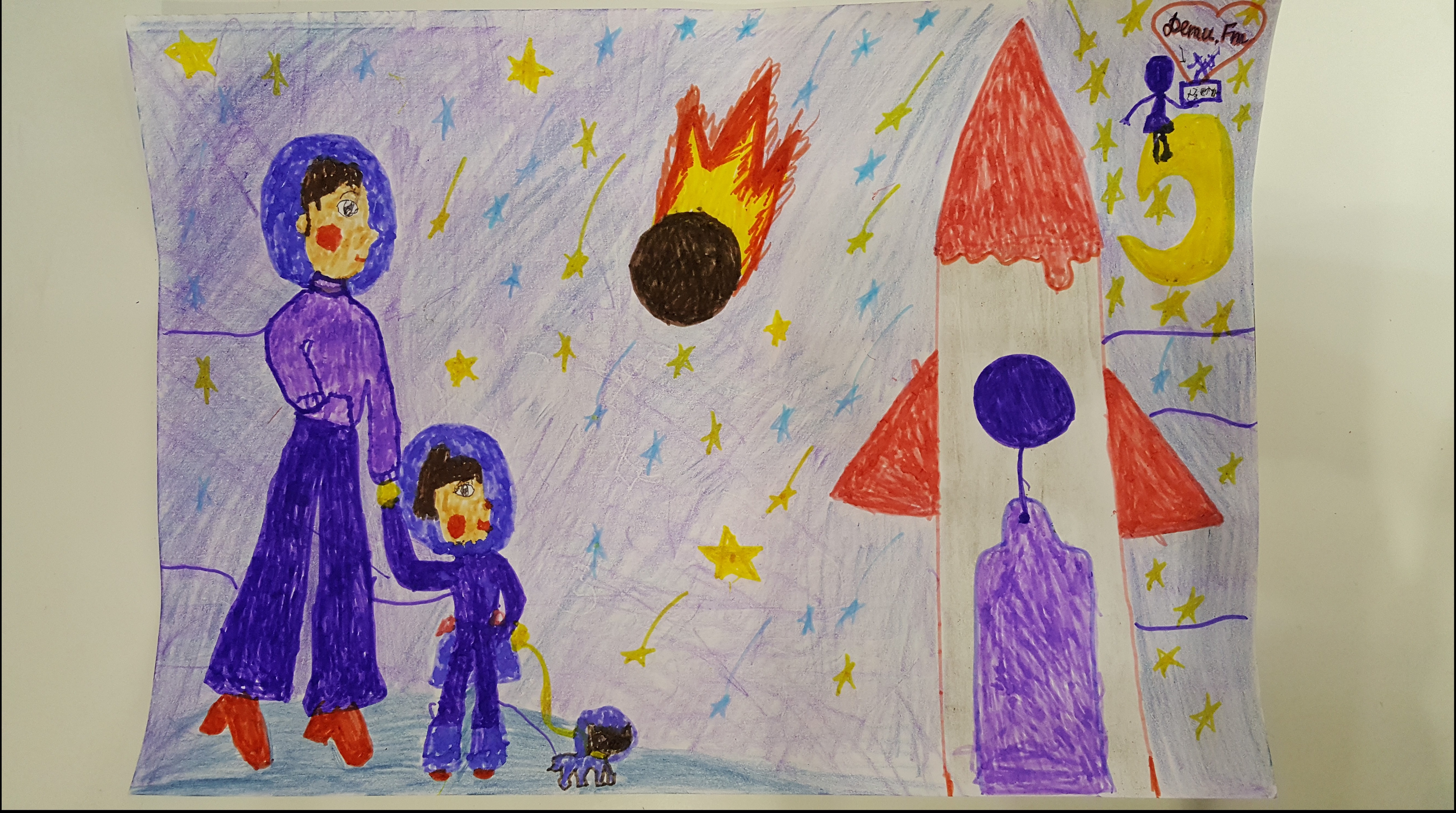 Рисунок участника Голуб София, 9