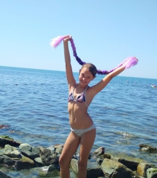 Я в свой день рождения на пляже в Анапе!