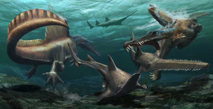 Открыт новый вид водоплавающих динозавров! Они  страшные и опасные