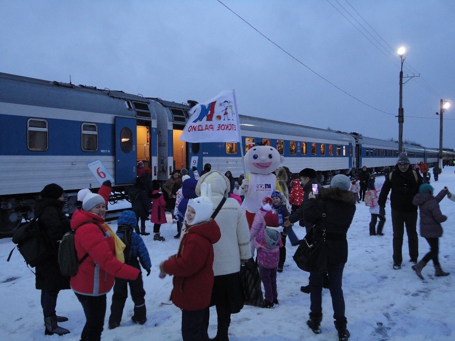 17 – 19 ноября 2013 – Поезд Детского радио на день рождения Деда Мороза в Великий Устюг